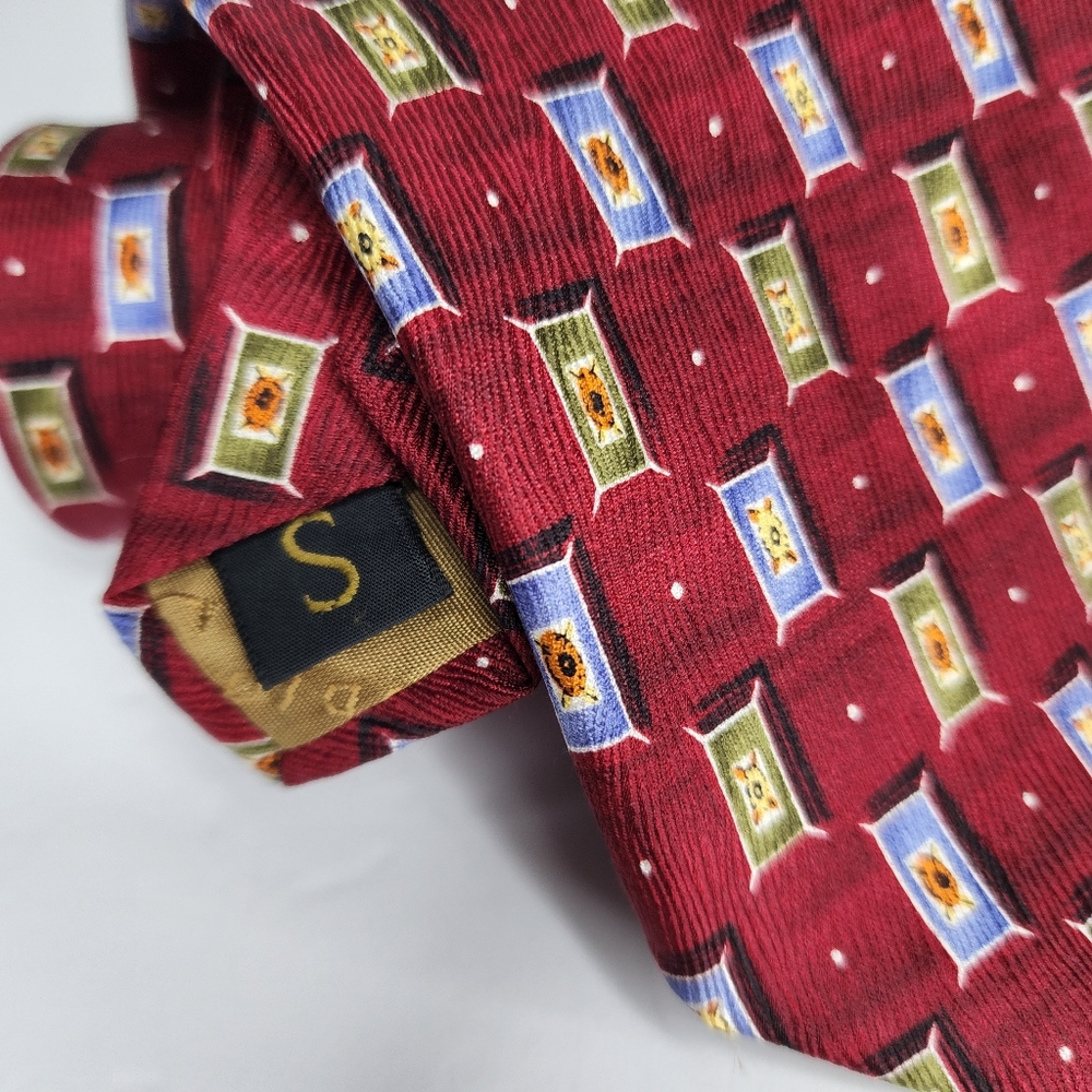 Robert Talbott Studio Red Silk Tie. - image 5